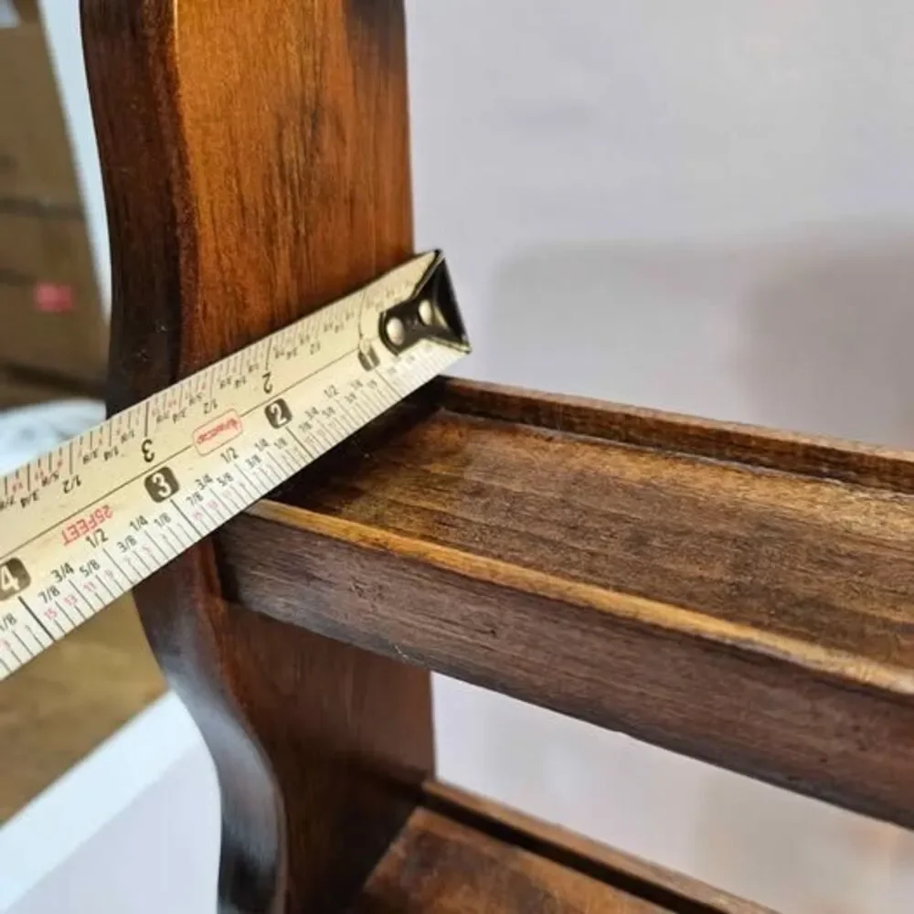 Vintage 3-Tier Wooden Wall Shelf